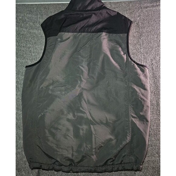 IZOD PerformX Mens Full Zip Reversible Fleece/soft Shell Vest Yellow/Black M - Picture 8 of 11